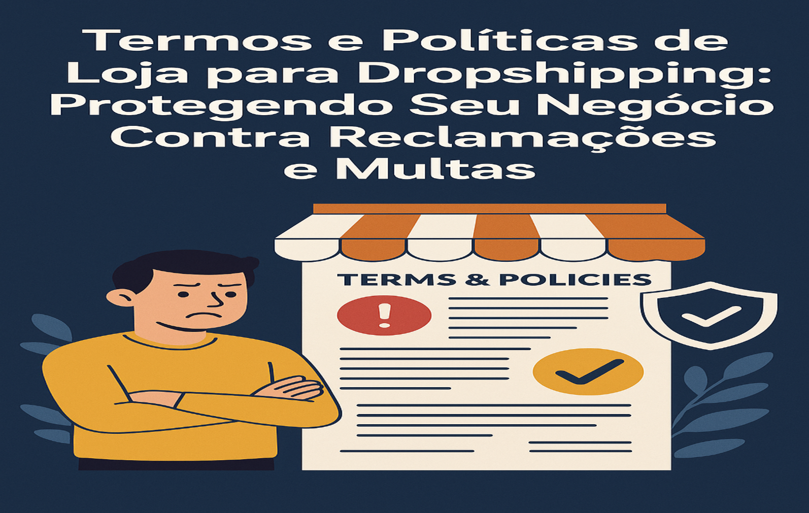Termos e Políticas de Loja para Dropshipping: Protegendo Seu Negócio Contra Reclamações e Multas